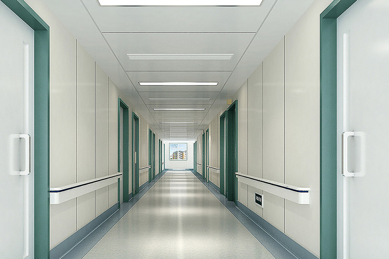 医院无障碍走廊装修效果图